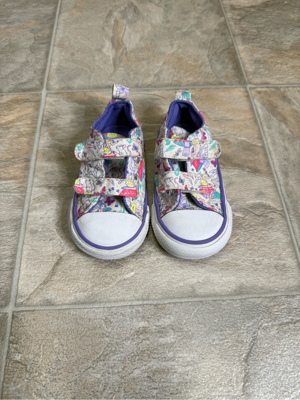 Converse All Star Chuck Taylor TD Girls Shoe Size 4c Multicolor 771006F Preowned